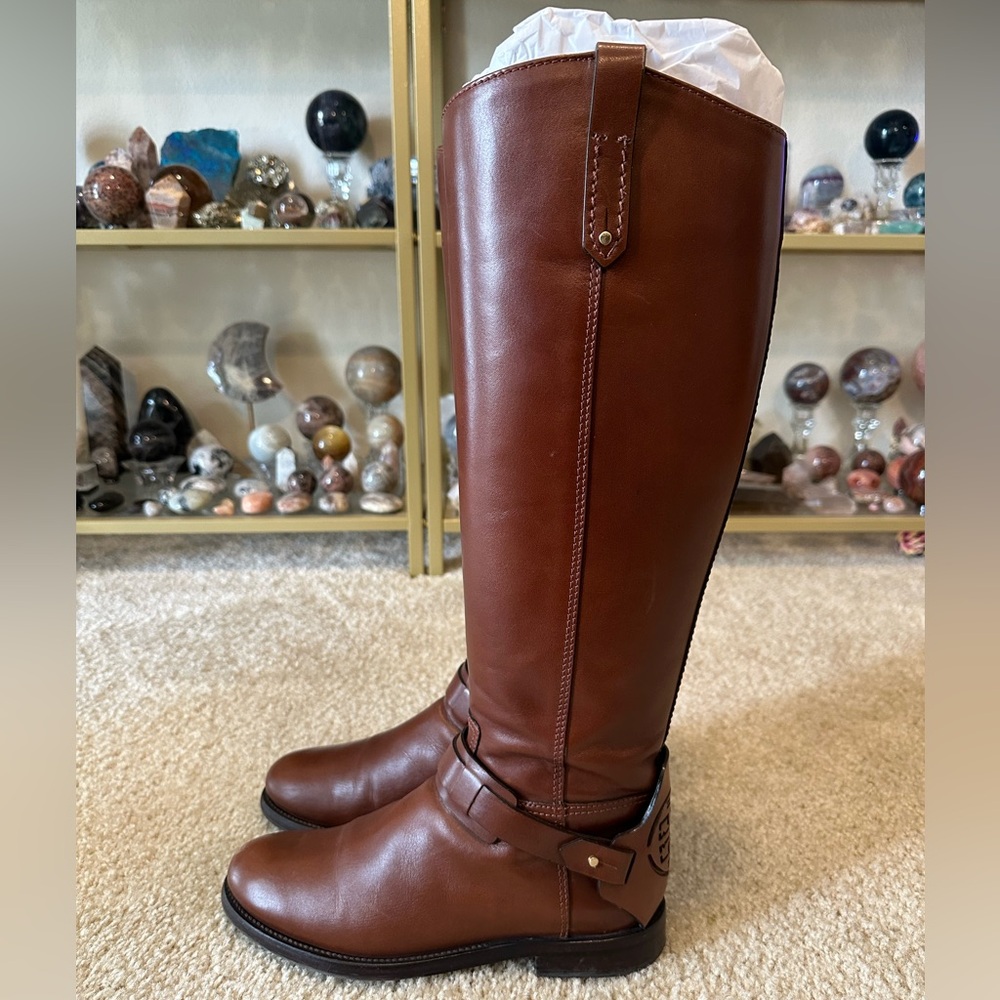 Tory Burch Leather Riding Boot - Picture 7 of 16